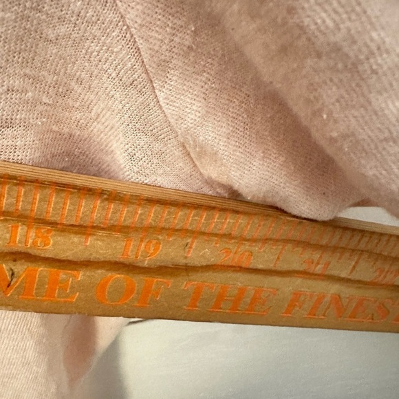 SUNDANCE Linen woman pink short sleeve lagonlook lightweight casual tee XL - Picture 7 of 10